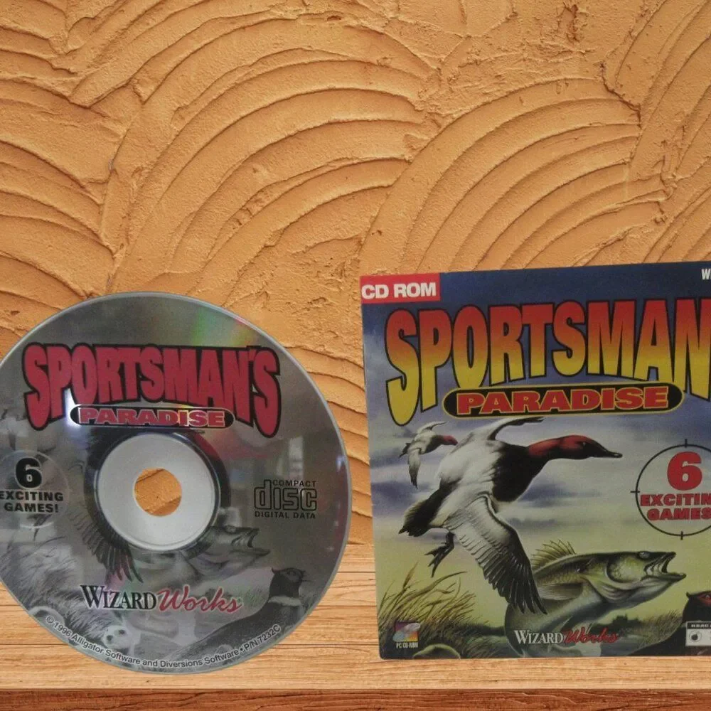 Sportsman's Paradise PC CD-ROM Game Windows 95/3.1 Wizard Works 6 Exciting